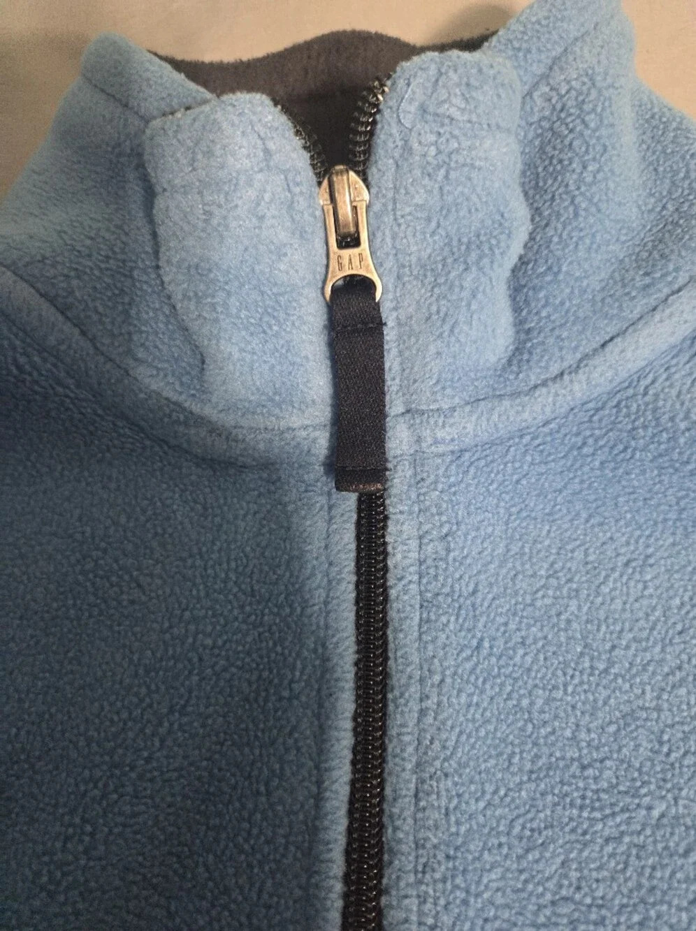GAP Quarter Zip Fleece Sweater With Pockets, Size XL